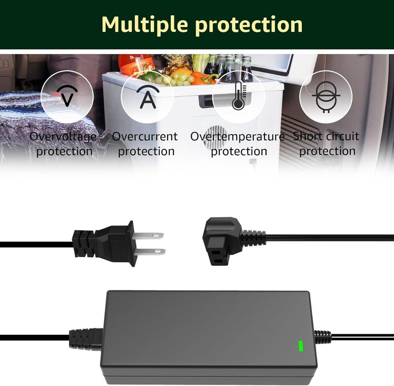Norward Power Cord Compatible with Alpicool, Bodega, Euhomy, BougeRV, ARB, ICECO, Setpower, JoyTutus for Most Car Refrigerators﻿ - Image 5